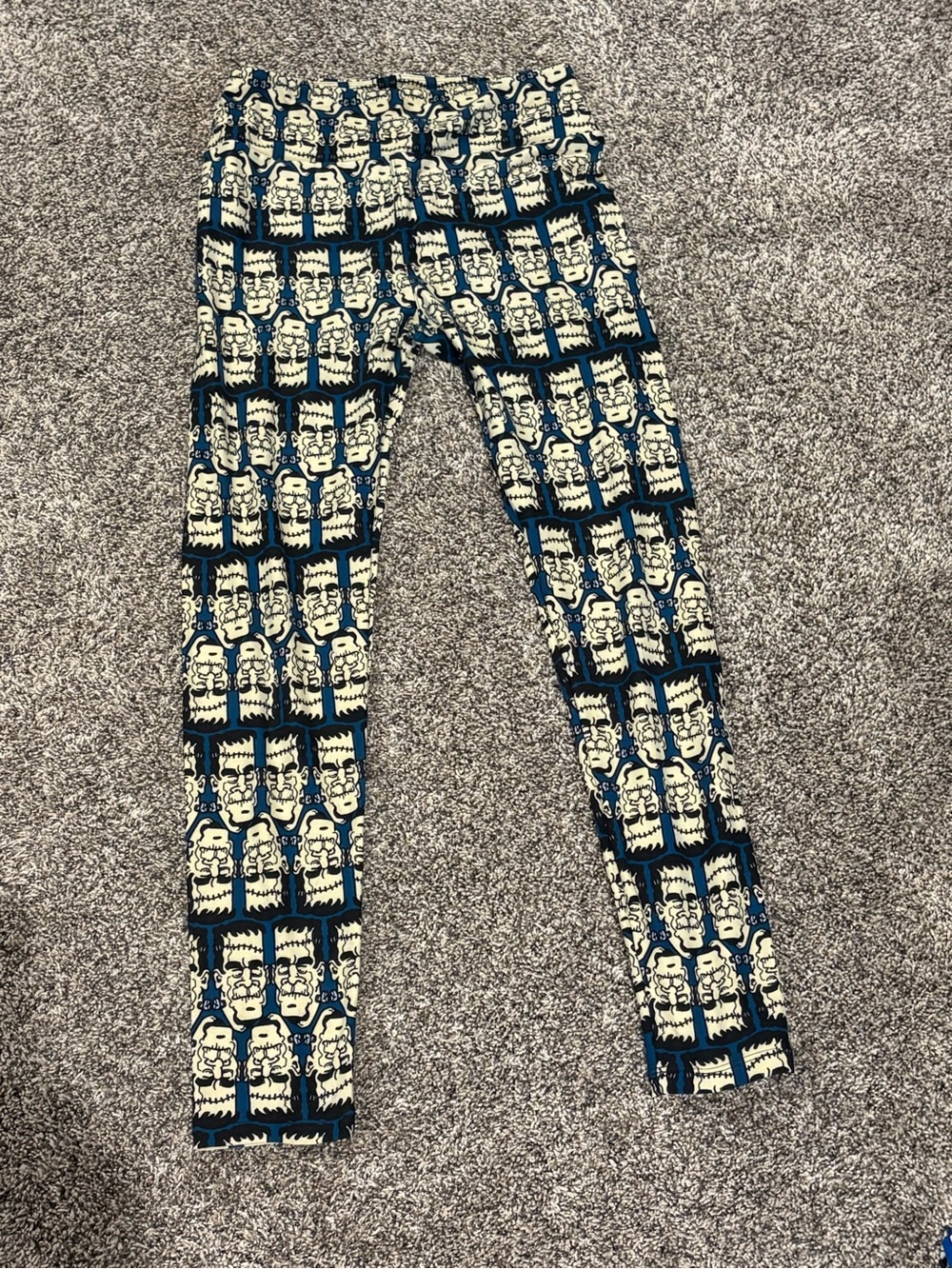 LuLaRoe Halloween Frankenstein Leggings One Size